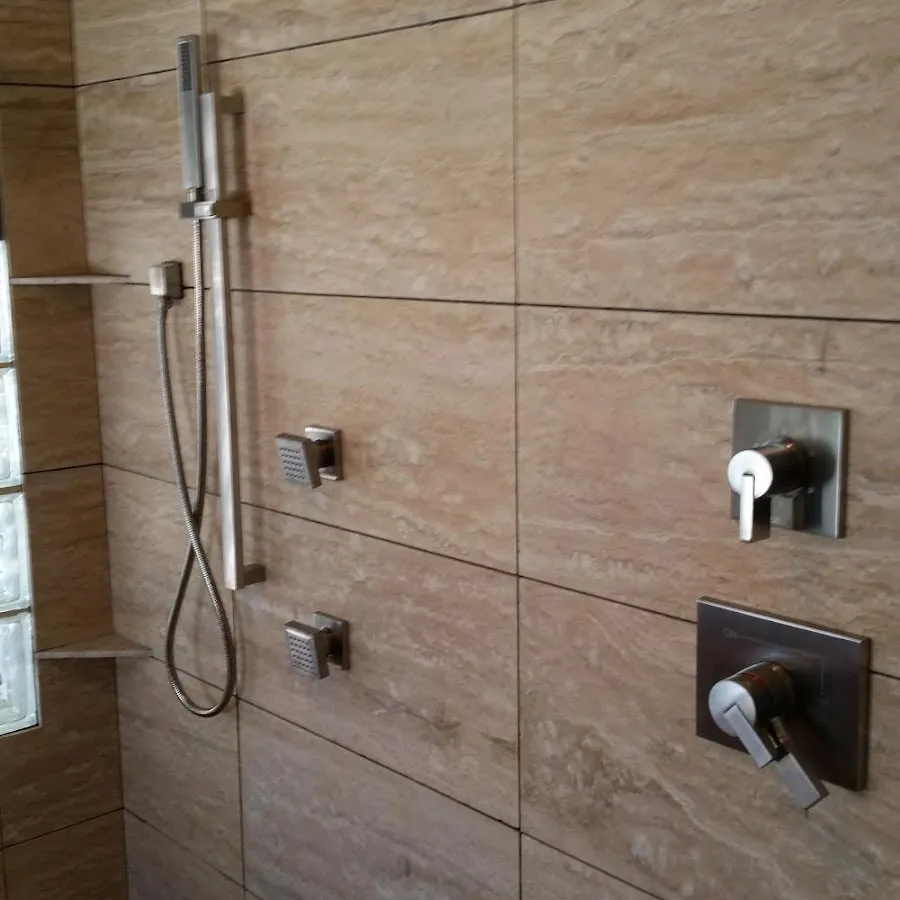 Shower fixture installation for Frozen Pipe Repair in Five Forks